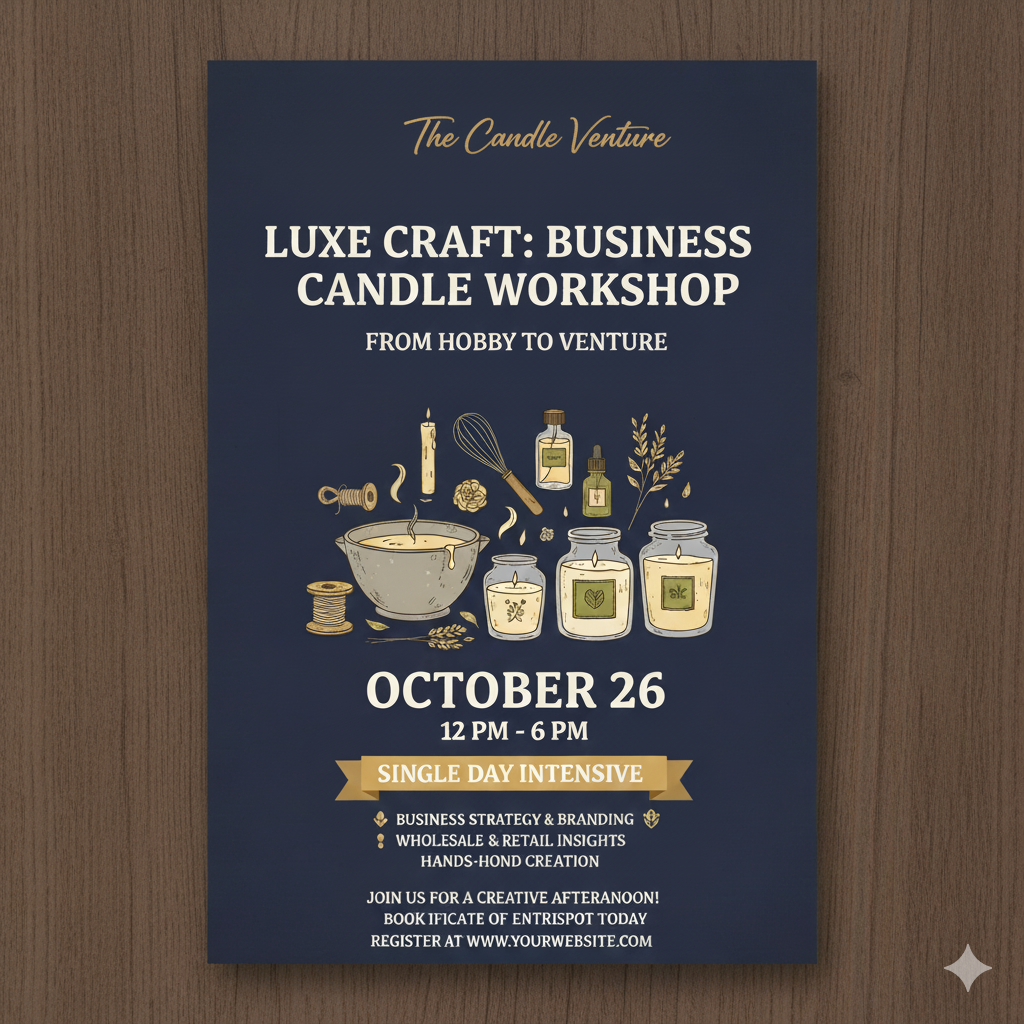 Candle making workshop- Business Session
