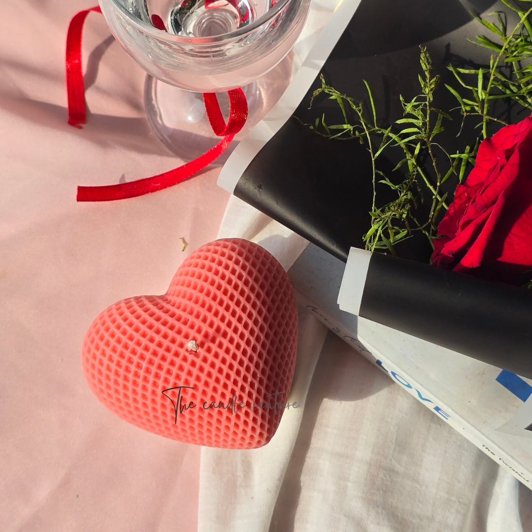 Classic Big Heart candle