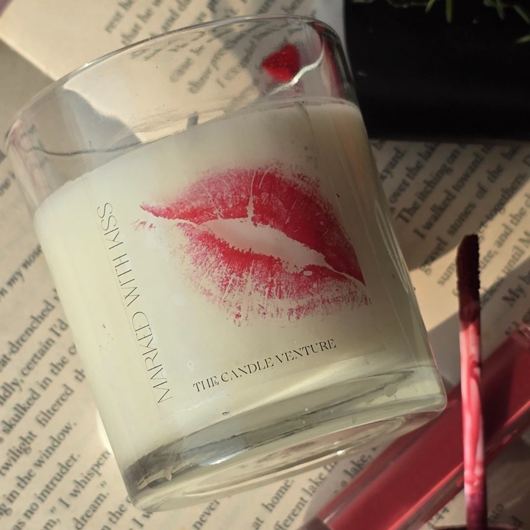 Marked With a Kiss Candle