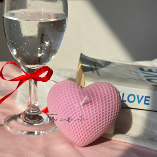 Classic Big Heart candle