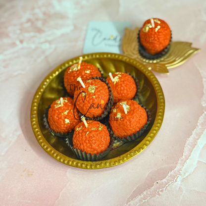 Laddu candle  (set of 2)