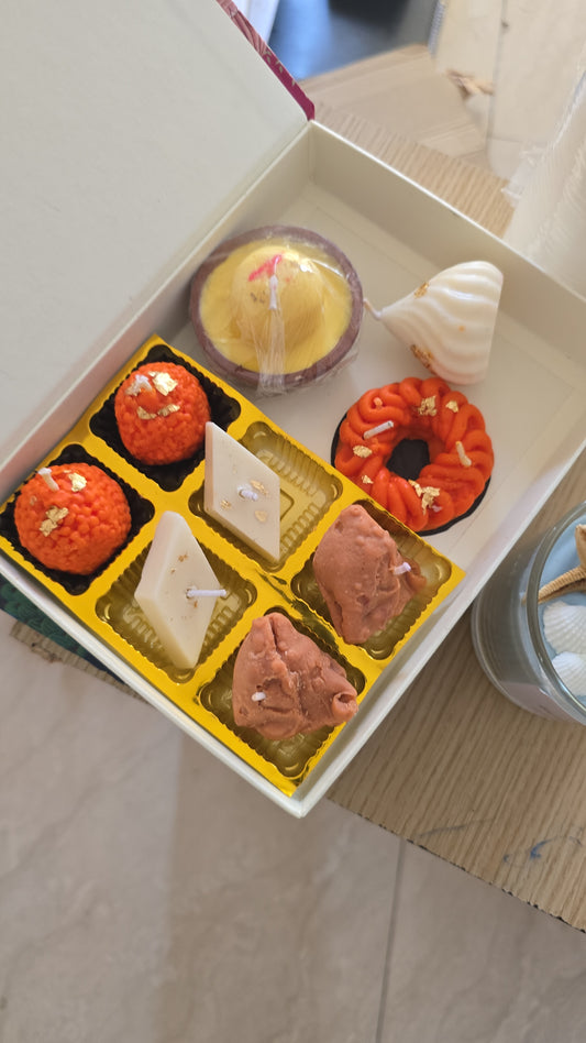 Sweet box candle