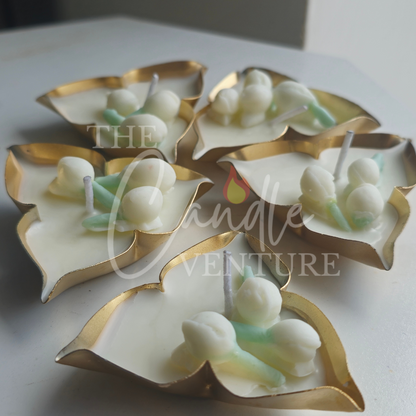 Mallipoo uruli Candle (jasmine candle)