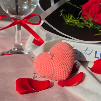 Classic Small Heart Candle (set of 2)