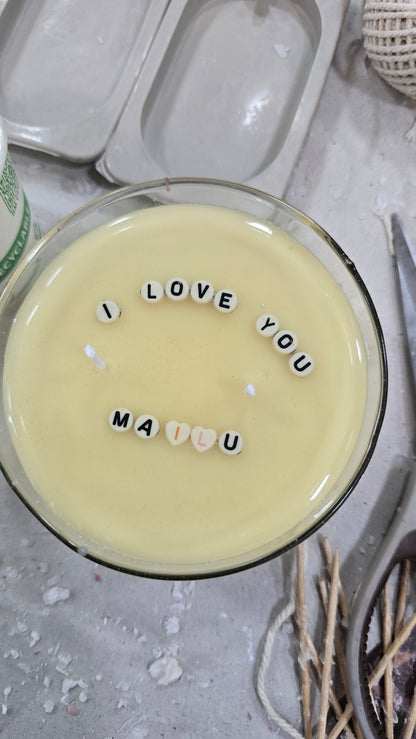 Secret Message Candle