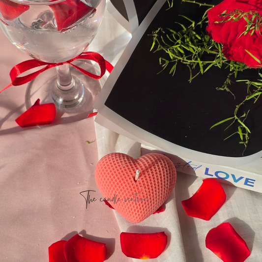 Classic Small Heart Candle (set of 2)