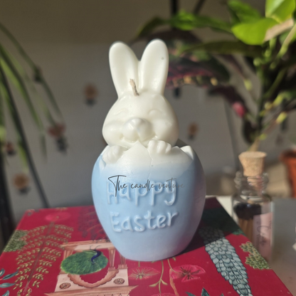 Bunny Easter Egg Candle