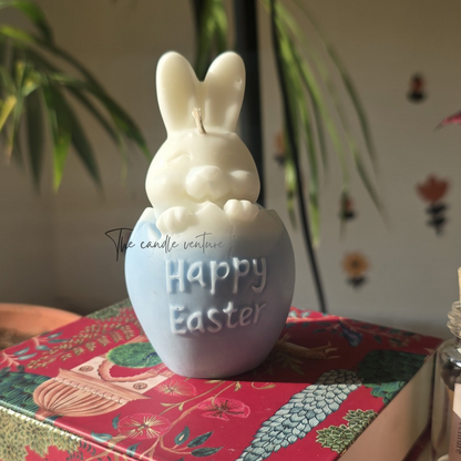 Bunny Easter Egg Candle
